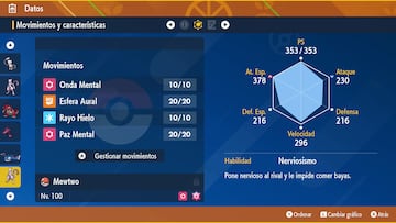 pokemon escarlata purpura teraincursion mewtwo 7 estrellas