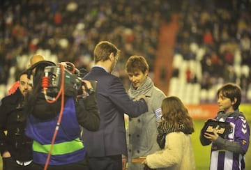 28/01/17 PARTIDO SEGUNDA DIVISION  VALLADOLID - RAYO VALLECANO  HOMENAJE A ALVARO RUBIO INSIGNIA DE ORO Y BRILLANTES