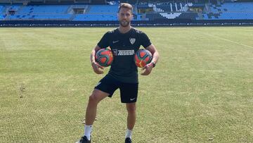 El lateral derecho, única posición cubierta en el Málaga