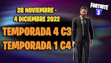 Fortnite: agenda semanal del 28 de noviembre al 4 de diciembre: evento final e inicio del Capítulo 4