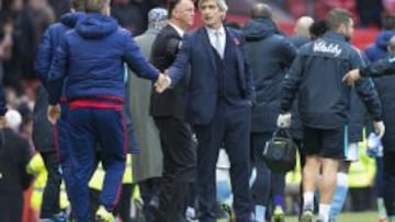 Pellegrini quedó disconforme con el juego del Manchester City.