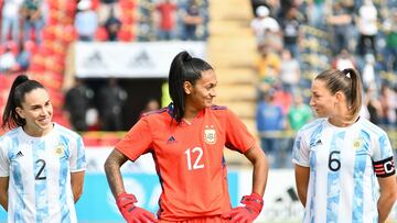 Jugadoras de la Selección Argentina Femenina.