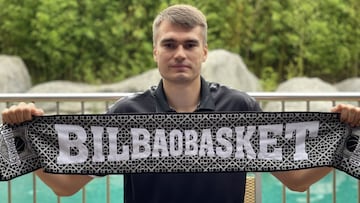 Masiulis, durante su presentación