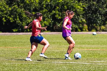 La Selección Colombia Femenina realizó su último entrenamiento en Villa Loyola antes de disputar la gran final de la Copa América Femenina ante Brasil.