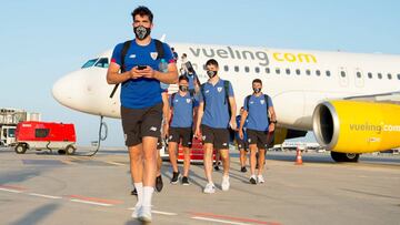 Larra, Sancet, Vencedor y Vesga aterrizan en Valencia.