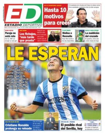 Portadas de la prensa deportiva