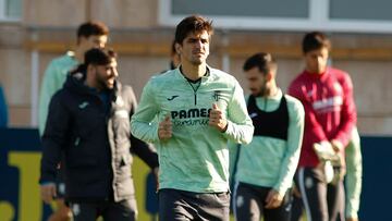 Gerard Moreno, en un entrenamiento.