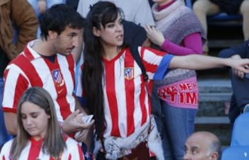 Gran ambiente en el Vicente Calderón. 