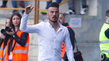 Rubén de la Barrera, entrenador de la Cultural Leonesa.