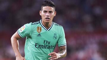 James Rodríguez, jugador del Real Madrid