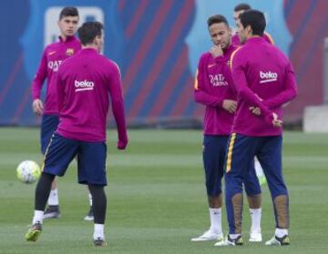 Messi, Luis Suárez y Neymar.