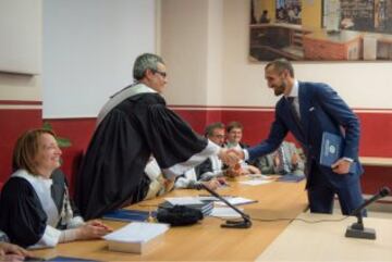 He recieved his Doctorate for his thesis on the modern Juventus economics.