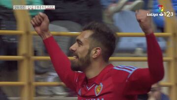 Resumen del Cultural Leonesa - Zaragoza de la Liga 1|2|3