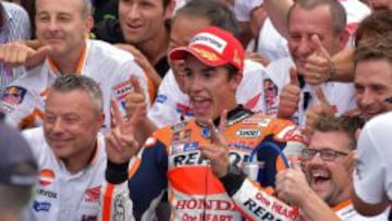 M&aacute;rquez agradece el gran trabajo de su equipo en Misano