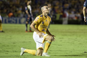 El medio ofensivo argentino no ha visto actividad en el presente torneo con Tigres. Debido a que los regios tienen saturadas sus plazas de extranjeros, el jugador de 26 años no ha sido considerado en algunos encuentros.