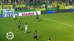 Pablo Galdames fue clave en el gol que hizo sufrir a Beccacece