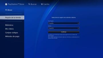 PS Store ya permite cambios de idioma y región sin crear nuevas cuentas