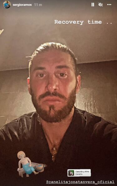 Ramos, duda ante el Brujas, publica un mensaje con una expresi¨®n de rostro poco habitual