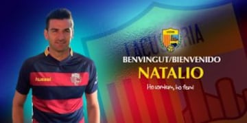 NATALIO nuevo jugador del Llagostera procedente del Numancia 