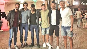 El guardameta mexicano compartió una fotografía en la que aparecen seis de los mexicanos que se encuentran en la liga portuguesa.