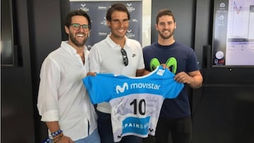 Eguibar, su hermano Nico y un regalo para Nadal: "Es el mejor"