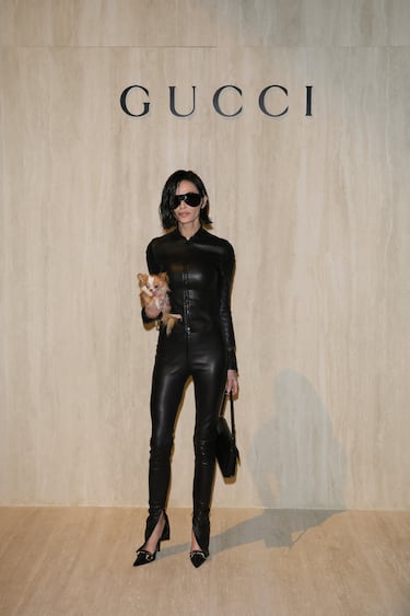 Demi Moore asiste al desfile de Gucci Otoño/Invierno 2026 en el Palazzo Delle Scintille.
