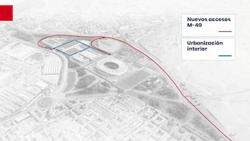 Así serán los nuevos accesos a la M-40