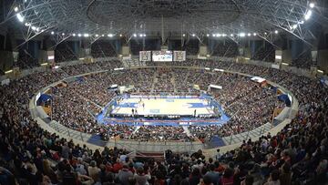 El Buesa Arena durante el partido entre el Baskonia y el Real Madrid.