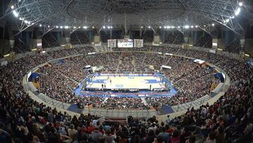 El Buesa Arena durante el partido entre el Baskonia y el Real Madrid.