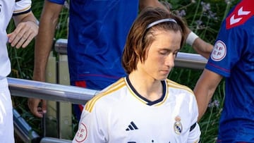 Joan Martínez, con el Real Madrid.