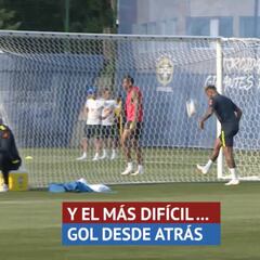 Nada intimida más que verle así: show de Neymar con Brasil, gol imposible incluido