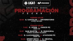 Torneo Apertura 2020: horarios, partidos y fixture de la fecha 7