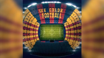 Camp Nou to unveil breath-taking 90,000 card mosaic before El Clásico