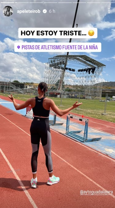 La queja de Ana Peleteiro: montan un festival en la pista donde entrena