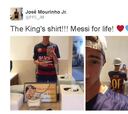 El hijo de Mourinho, en redes sociales: "Messi es el rey"