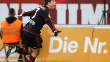 'Chicharito' mejor jugador de la Jornada 28 en la Bundesliga
