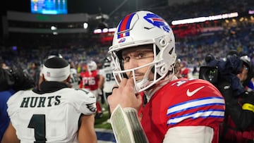 The Bills QB underwent a scan on his foot injury, which he aggravated against the Eagles.
