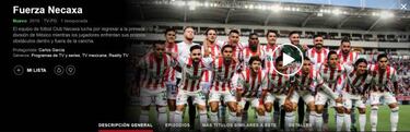 Netflix recuerda ascenso del Necaxa con documental
