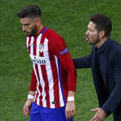 Simeone: "A Carrasco no le gusta jugar en la derecha"