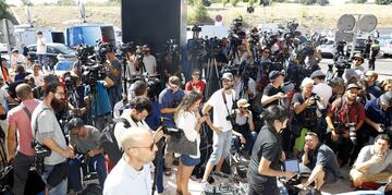 Así se vivió el ambiente en Madrid durante las declaraciones de Cristiano