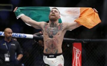 McGregor, el combate histórico que dejó KO a Eddie Álvarez