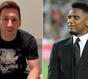 Messi apoya a Eto'o para ser el jefe del fútbol en Camerún y le promete una visita al país