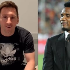 Messi apoya a Eto'o para ser el jefe del fútbol en Camerún y le promete una visita al país