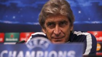 Manuel Pellegrini tuvo palabras de elogio para la Roma, su rival de esta tarde en la Champions League. 