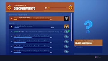 Fortnite Battle Royale - Temporada 8: Desaf&iacute;os de Descubrimiento