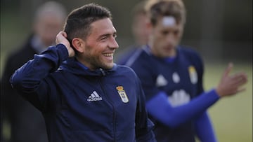 Rocha, jugador del Oviedo.