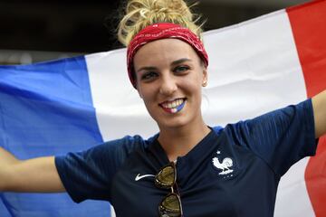 Las mejores imágenes de los aficionados desplazados a la Copa Mundial Femenina de Fútbol celebrada en Francia para animar a sus respectivas selecciones.