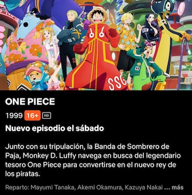 ‘One Piece’ llega a Netflix España y estrena los nuevos capítulos del arco de Egghead