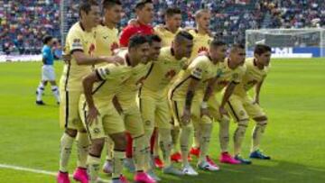 Este fue el 11 inicial del América que enfrentó al Cruz Azul