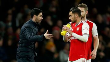 Ceballos entra en escena por Arteta